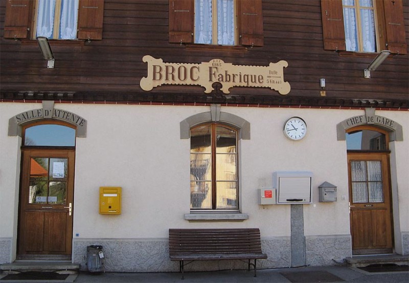 La gare de Broc-Fabrique