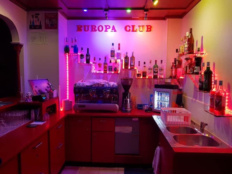 Le bar de l'Europa Club Billard