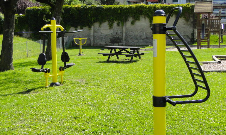 🏋️ Outdoor Fitness Parc du Molage – Aigle