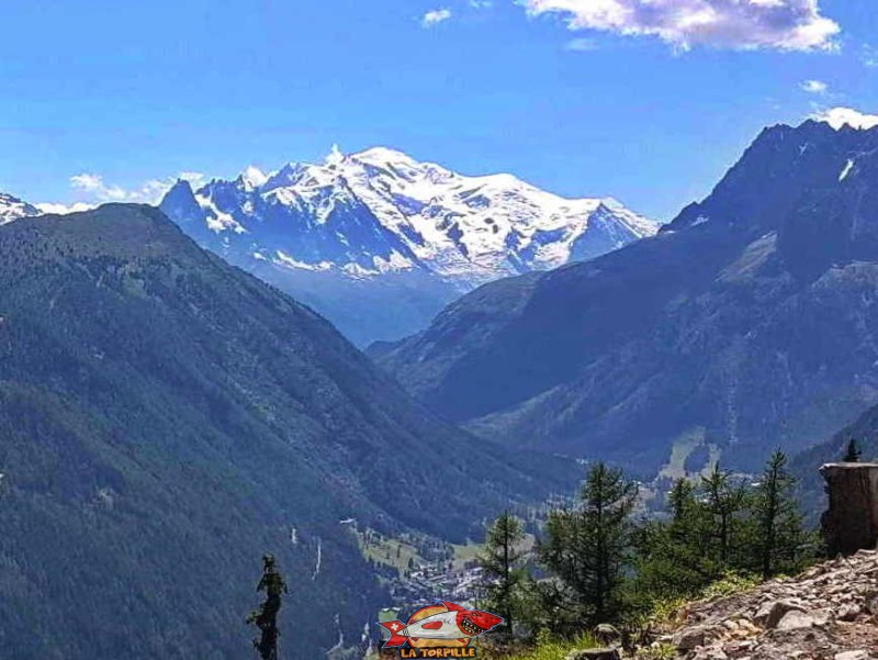 Magnifique vue rapprochée sur le massif du Mont-Blanc en 2016.