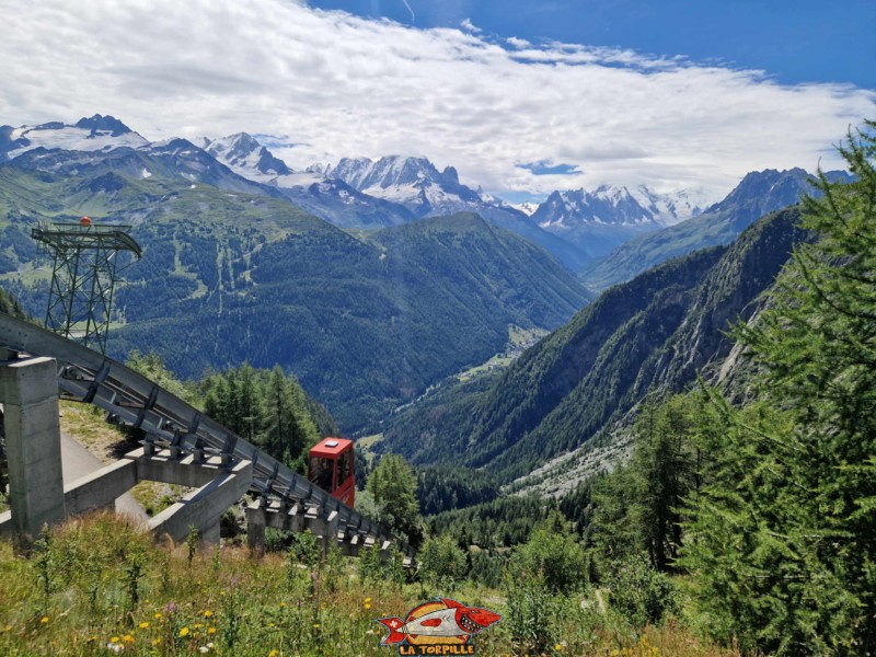 Magnifique vue sur les Alpes depuis Emosson.
