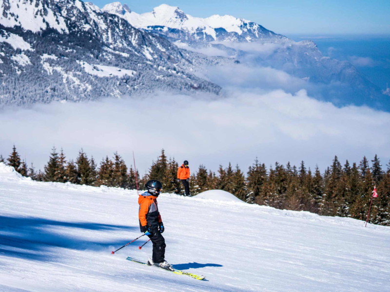 La piste de ski, Domaine Les Giettes, Facebook Télégiettes