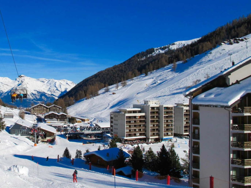 Les blocs de Siviez, Luge d'hiver à Siviez, Nendaz, domaine des 4 vallées.