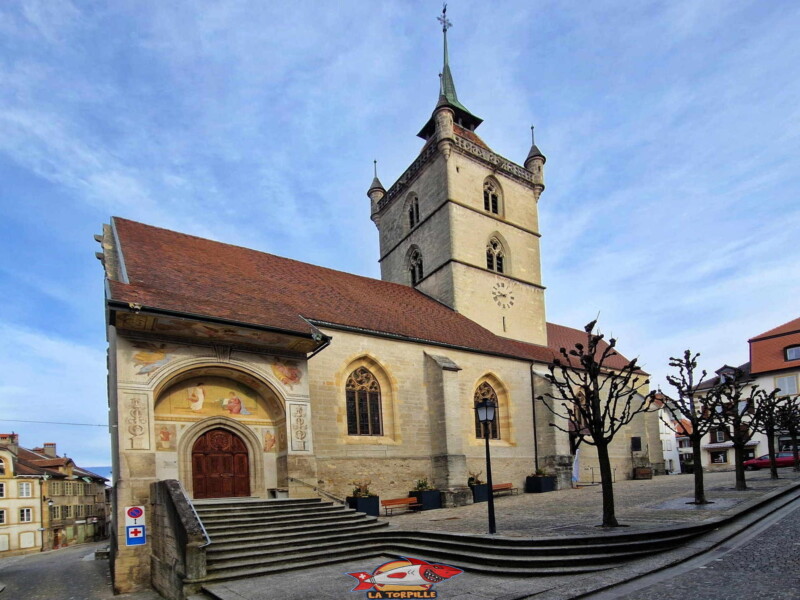 La collégiale St-Laurent d'Estavayer.