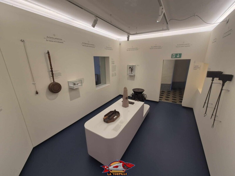 La cuisine. Château de La Sarraz, canton de Vaud.