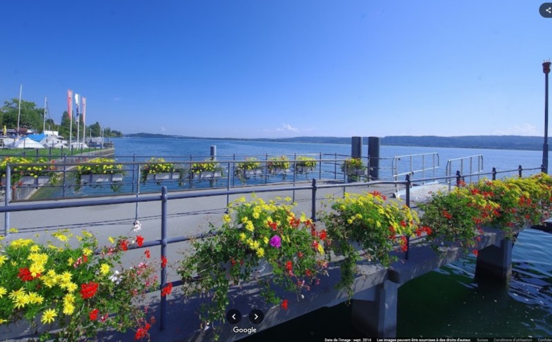 Le débarcadère de La Neuveville. Le débarcadère de La Neuveville.