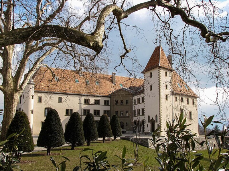 Le château d'Allaman.