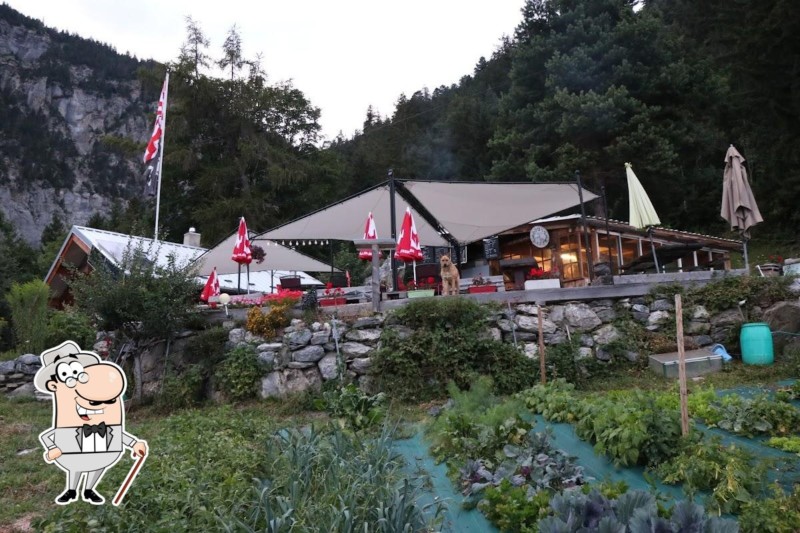 La buvette le Petit Paradis à Cordona.