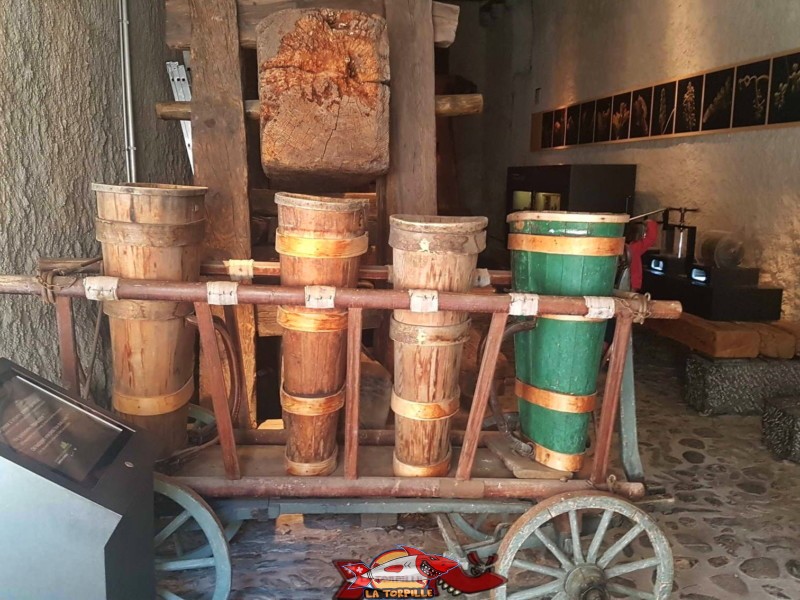 Les caves du château. Aigle