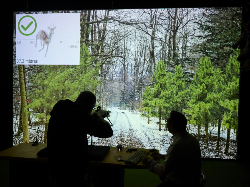Le simulateur Marksman de CinémaTir.