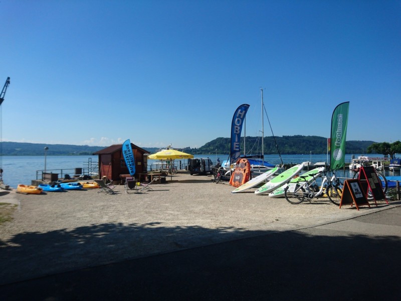 La base nautique d'Au Bordu. La Neuveville