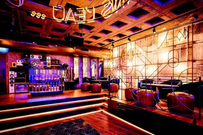 L'intérieur du night club le Crapule Club