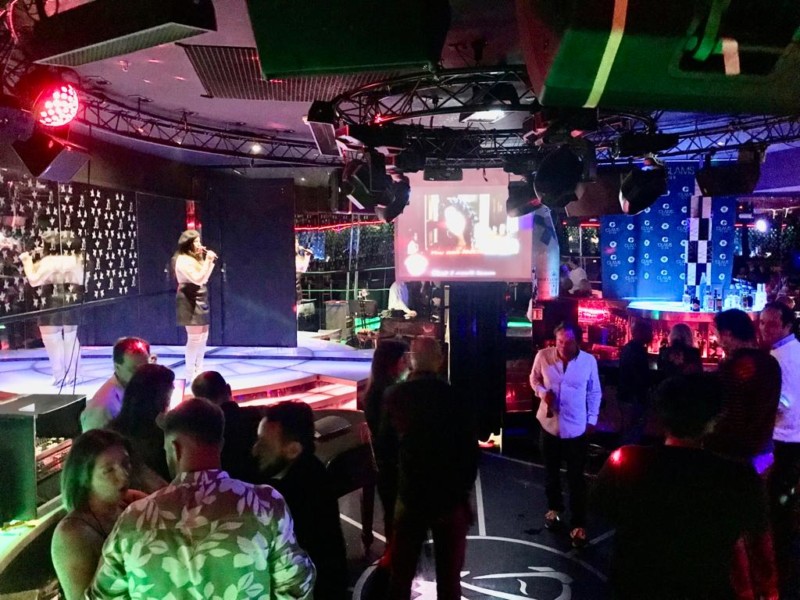 L'intérieur du night club la Coupole Avenue. L'intérieur du night club la Coupole Avenue.