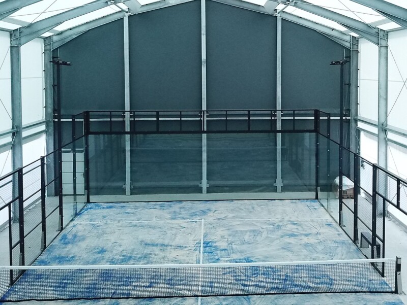 Un terrain de padel du TC Martigny.