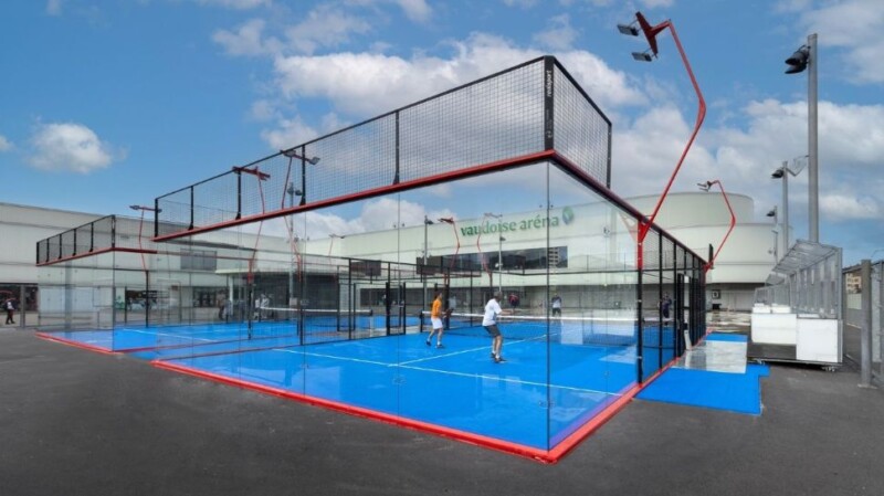 Le padel à la Vaudoise aréna