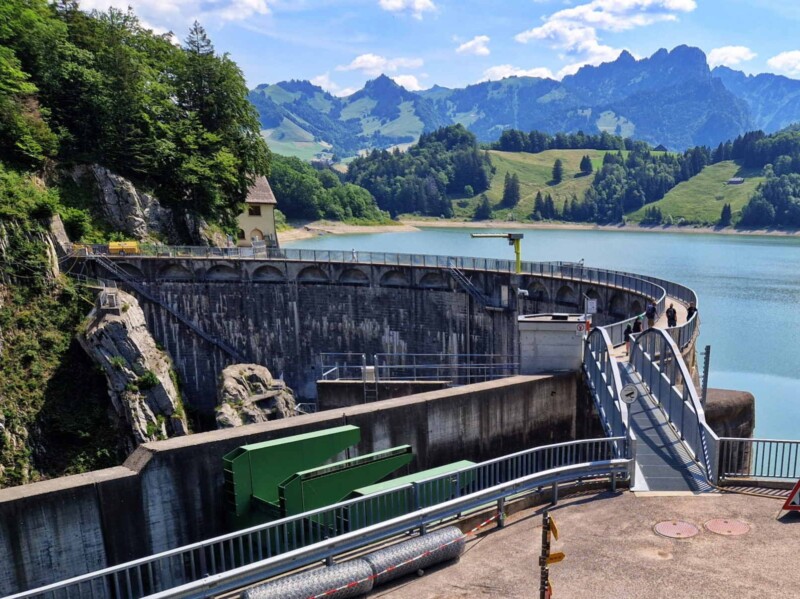 Le barrage de Montsalvens.