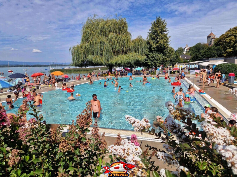 Le bassin enfant de la piscine extérieure. morat Le bassin enfant de la piscine extérieure. morat