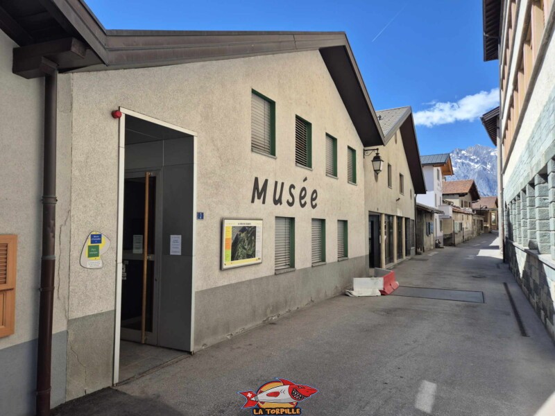Le musée d'Isérables, à proximité de la gare du téléphérique.