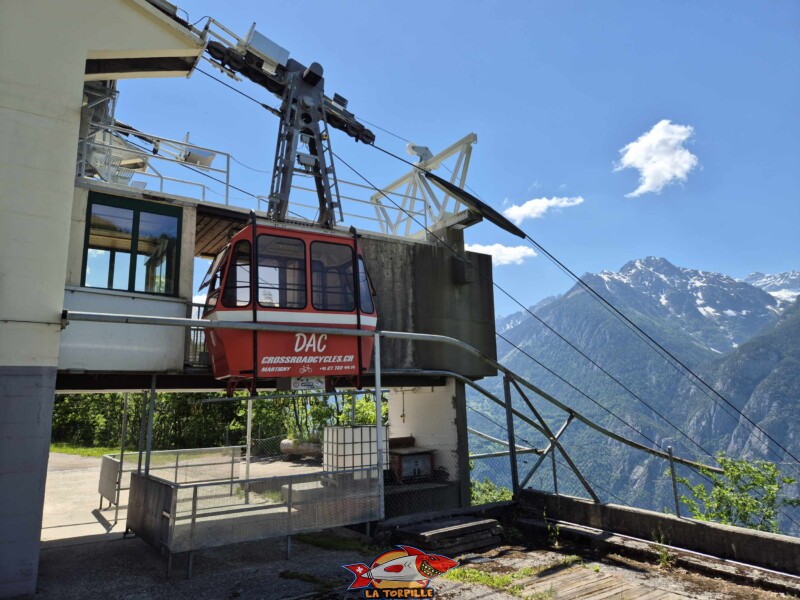 Station supérieure - Champex. Téléphérique DAC Dorénaz – Alesse – Champex