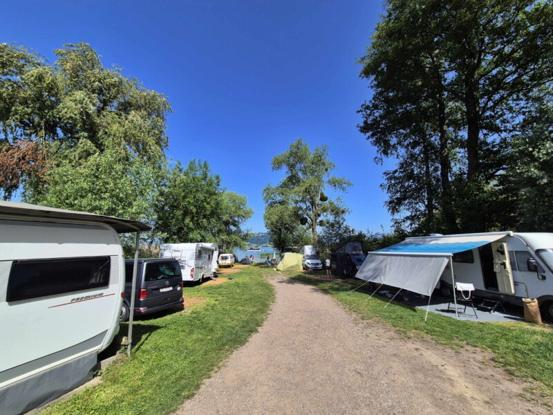 Le camping Muntelier. Plage du Camping Muntelier, région Morat.
