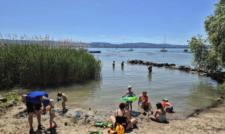 🏖️ Plage de Sugiez – Mont-Vully