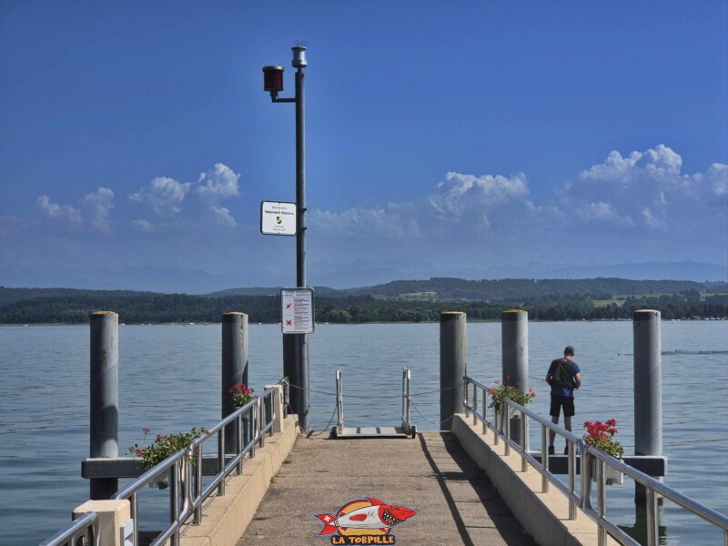 Les photos du ponton du débarcadère en direction du lac.