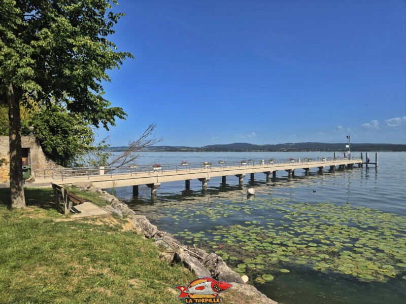 Les photos du ponton du débarcadère en direction du lac.