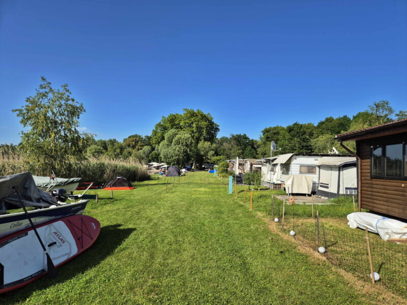 Le camping Muntelier. Plage du Camping Muntelier, région Morat.