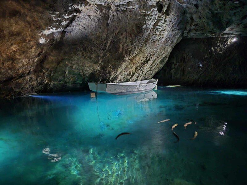 Les poissons du lac souterrain. Les poissons du lac souterrain.