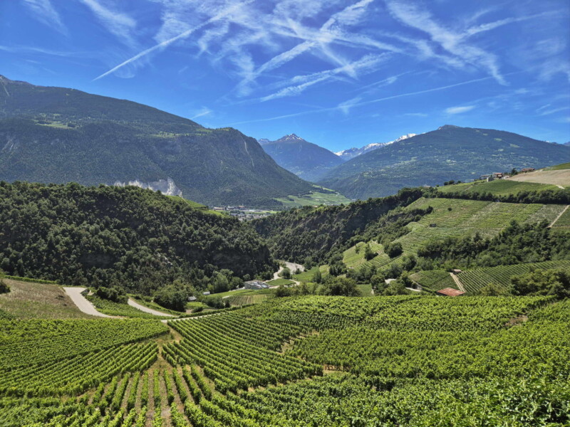 Vallée de la Lienne. Randonnée bisse de Clavau.