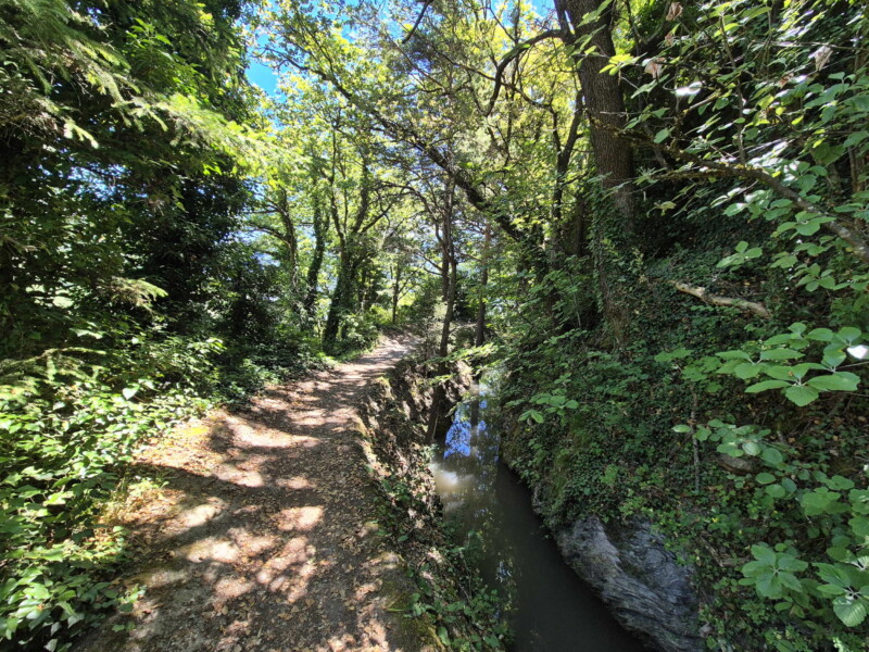 Vallée de la Lienne. Randonnée bisse de Clavau.
