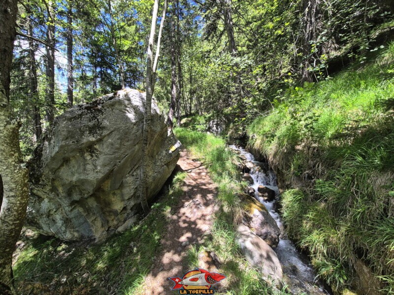 Route de Combasta. Bisse de Grimisuat