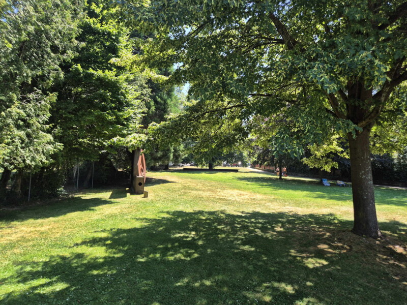 Le parc de Meyriez.