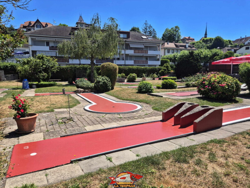 Le minigolf de Morat.