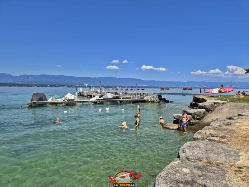 Débarcadère CGN d'Anières, canton de Genève.