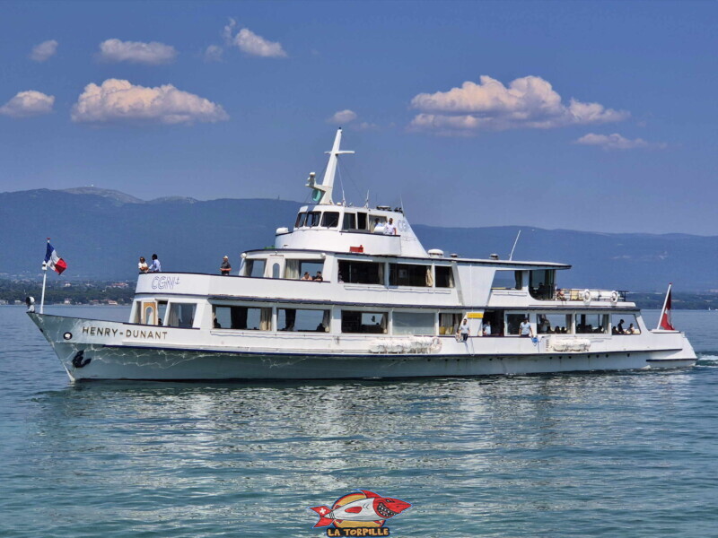 Débarcadère CGN d'Anières, canton de Genève.
