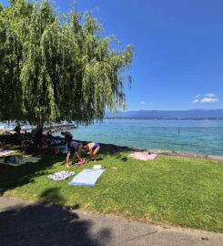🏖️🛳️ Pelouse et Débarcadère d’Anières