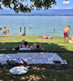 🏖️ Plage des Courbes – Anières