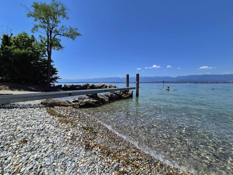 La plage des Courbes.