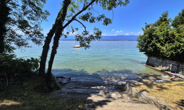 🏖️ Plage de la Gravière – Anières
