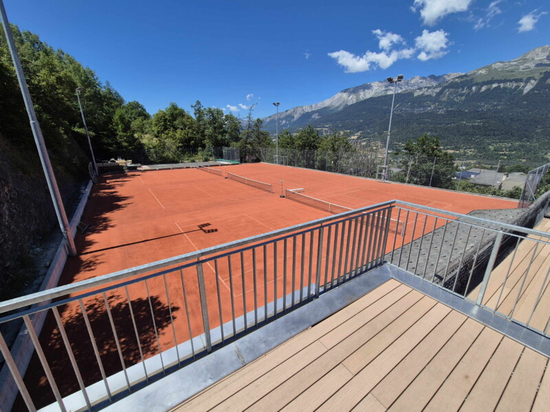 Terrains, Tennis Club Lens, Valais
