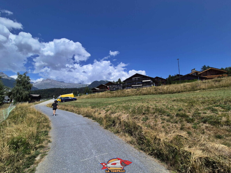 Sommet de la balade, bisse des Miriouges. Lens - Crans-Montana.