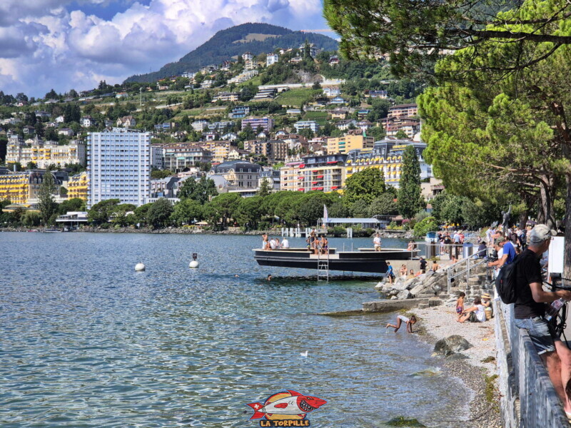 Ponton de Montreux, depuis est