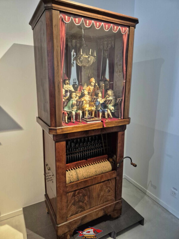 Mécanique d'art, salle industrie. MuMAPS - Musée de la Mécanique d'Art et du Patrimoine - Sainte-Croix