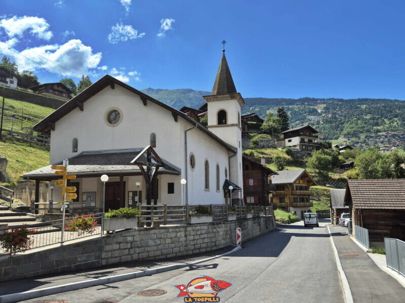 L'église d'Euseigne.