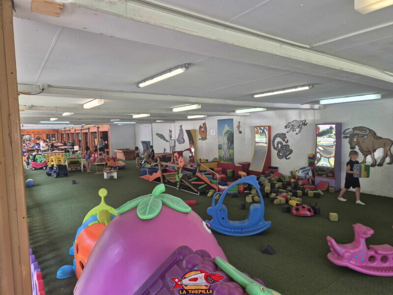 L'intérieur du Kidspark.