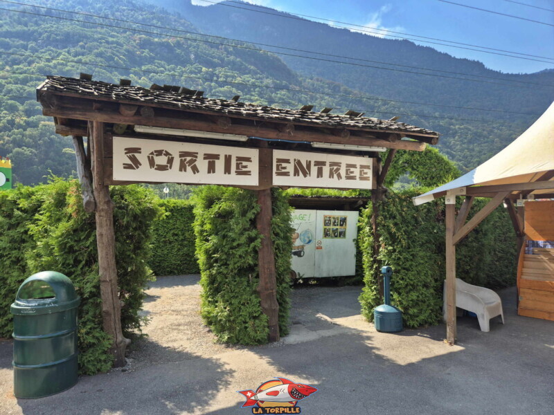 L'entrée du labyrinthe.