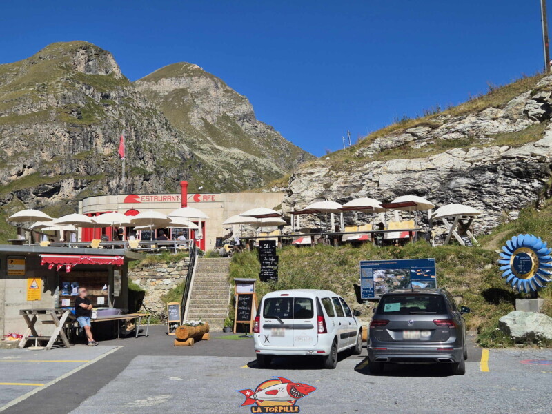 Le restaurant du lac de Moiry. Le restaurant du lac de Moiry.