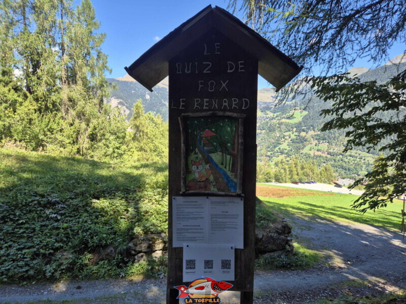 Le quiz de Fox le renard. Bisse des Ravines - Bruson
