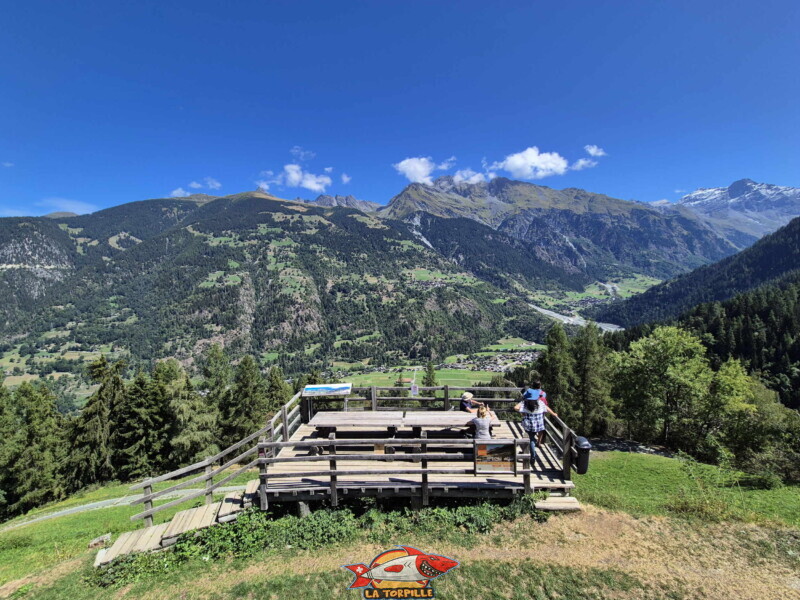 Table. Bisse des Ravines - Bruson.